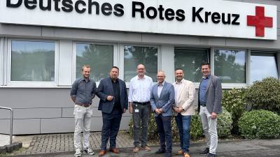 Landtagsabgeordnete besuchen Leitstelle (ILSt) Montabaur.