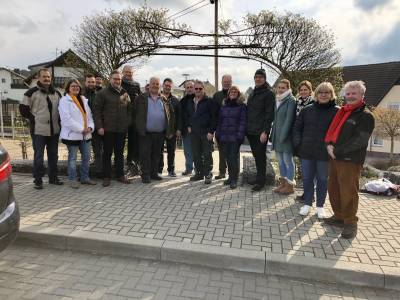 Ortsbereisung am 16.04.2019, hier in Etscheid.