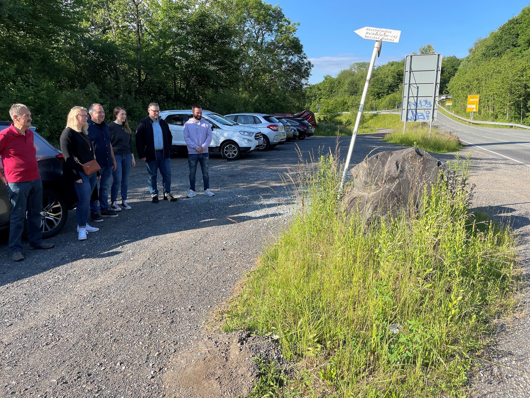 Mitfahrerparkplatz an der A3!